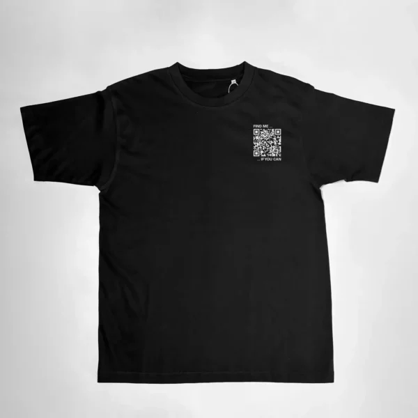 T-Shirt QR-Code klein